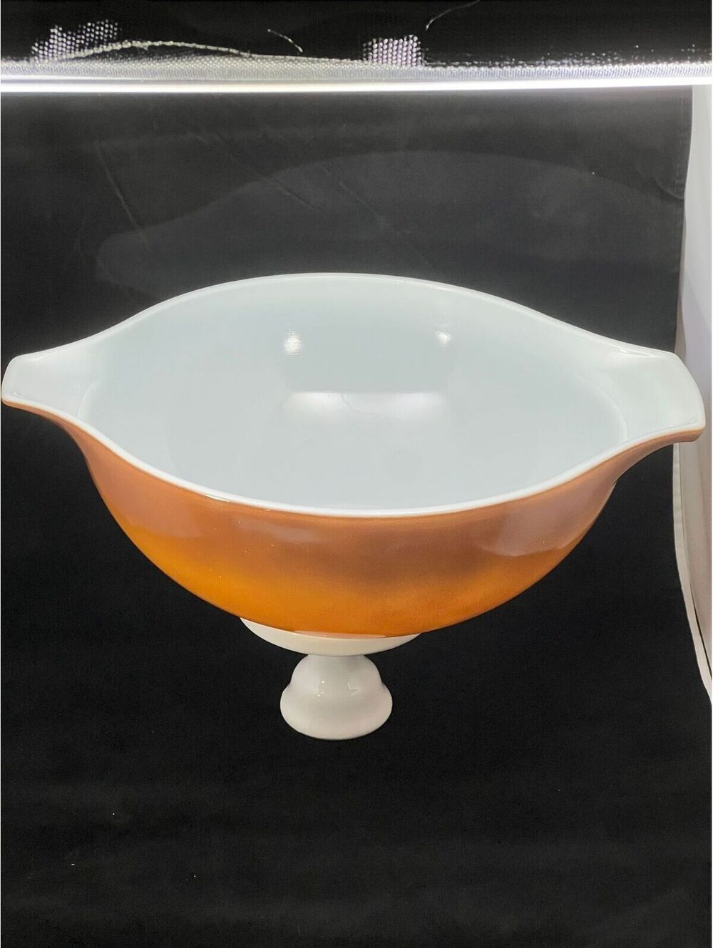 #444 Pyrex Cinderella Mixing Bowl "Old Orchard/Burnt Orange Ombre"